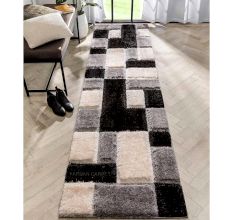 Modern handmade Shaggy Hall Rug